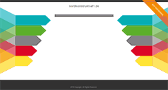 Desktop Screenshot of nordkonstrukt-af1.de